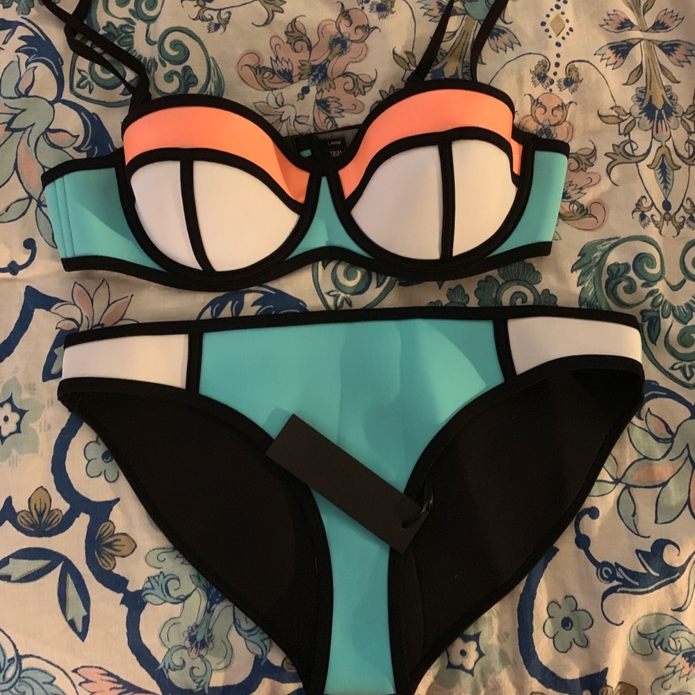TRIANGL NEOPRENE BIKINI NWT LARGE & XL